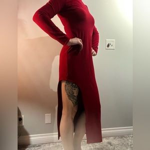 Asymmetric midi Dress